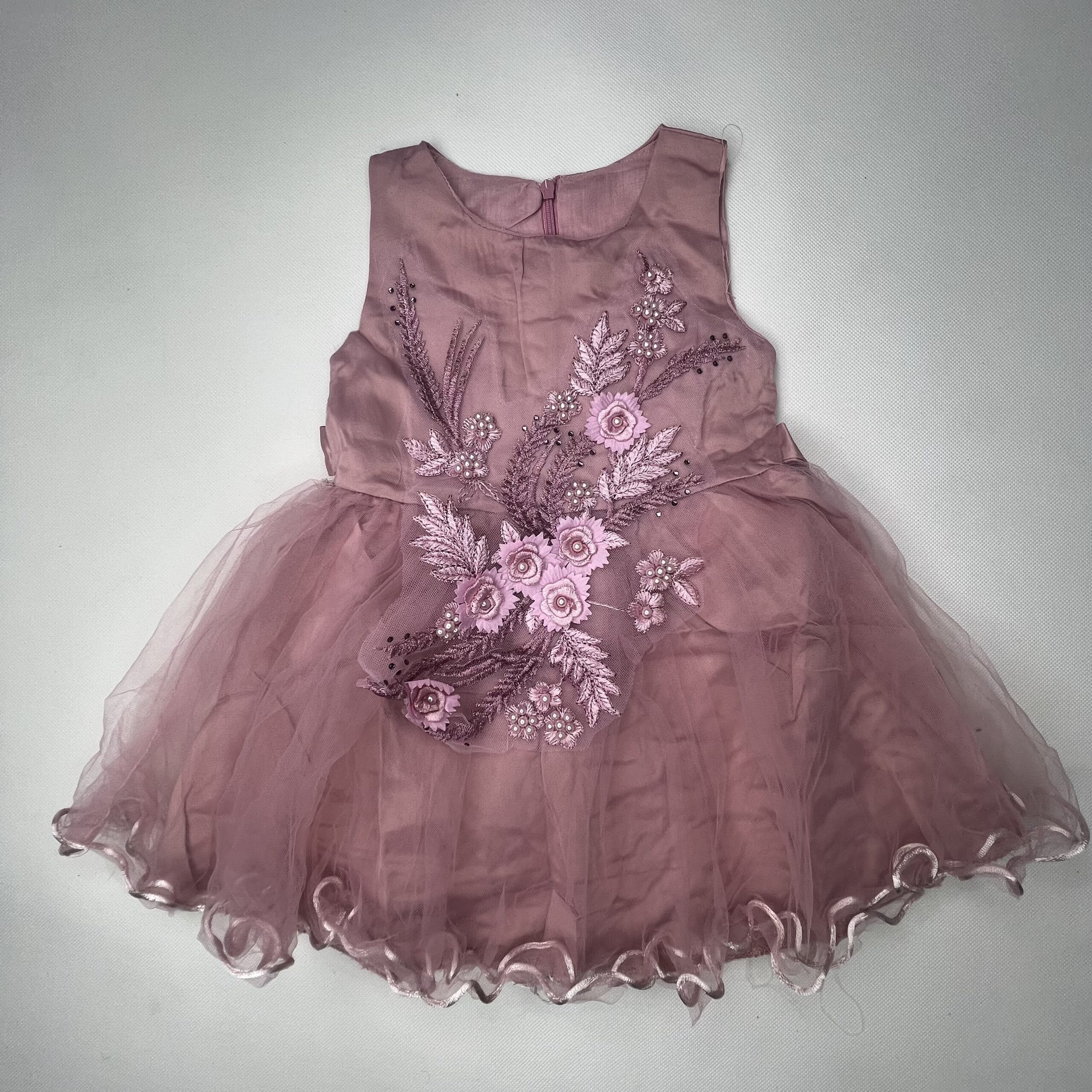 لباس عروس پرنسسی دخترانه وارداتی - تصویر 4